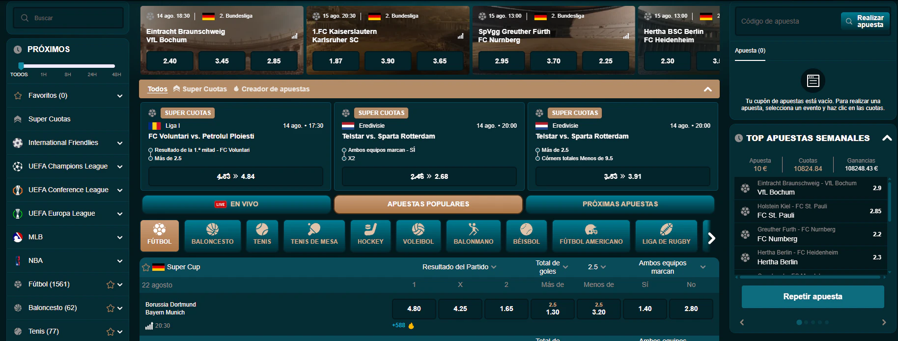 MyEmpire Casino apuestas deportivas y esports